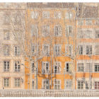 251cmx135cm;papier peint;décoration;motif urbain;ville