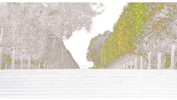 251cmx135cm;papier peint;décoration;motif urbain;ville