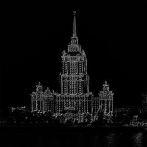 noir; blanc; bichromie; 100cmx100cm; Moscou; carré; sans; galerie; il urbain; URBAIN; aluminium noir